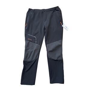 POSTROPAKY Women’s Snow/HIKING Pants Size 14, Waterproof; Black; Reinforced